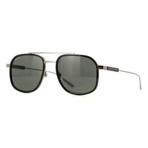 New GUCCI Silver Aviator GG1310S 001 Sunglasses Women
